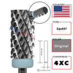 RolinStar 6.6 Large Barrel Silver  steel Carbide High quality remove gel polish 4XC acrylic