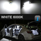 9pcs Car LED Interior Lights Canbus For Dacia Sandero Stepway 2009 2010 2011 2012 2013 2014 2015 2016 2017 2018 2019 2020 - 2025