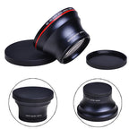 52 55 58MM 0.43x Professional HD Wide Angle Camera Lens Macro for Canon EOS Rebel 77D T7i T6s T6i T6 T5i T5 T4i T3i T3 SL1 1100D