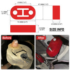 PQY - Polyurethane Exhaust/Muffler SHORT HANGERS 4pcs/lot universal Muffler Hangers Red or Blue PQY8952