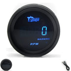 2" 52mm Car Digital Turbo Boost Gauge PSI BAR Water Temp Oil Temp Oil Pressure Gauge Voltmeter EGT Tachometer RPM gauge