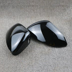 VW Golf 8 MK8 2020 Side Mirror Cover Caps Pair, Black, Blind Spot Assist Compatible