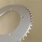 Track Bike Chainwheel Fixed Gear Bicycle Chain Ring 130 MM BCD  44T 46T 48T 50T 52T 53T Fixie Single Speed Chainring Silvery