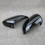 VW Golf 8 MK8 2020 Side Mirror Cover Caps Pair, Black, Blind Spot Assist Compatible