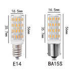 5pcs 12v 24V Dimmable LED lampada g4 G9 E14 BA15S led bulb Cool Warm White For Crystal Chandelier Replace 50w Halogen Lamp