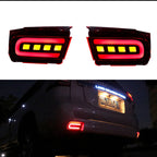 iJDM Bumper Reflector LED Tail Brake Rear Fog Turn Lights for 2010-2019 Toyota Land Cruiser Prado 150