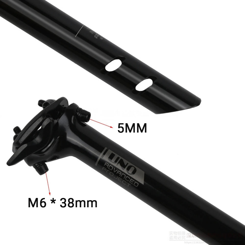 UNO SP-719 Bicycle Seatpost   Road Mountain Bike Seatpost 27.2/30.9/31.6*350/400mm Seat Tube Bicycle Aluminum Alloy Parts