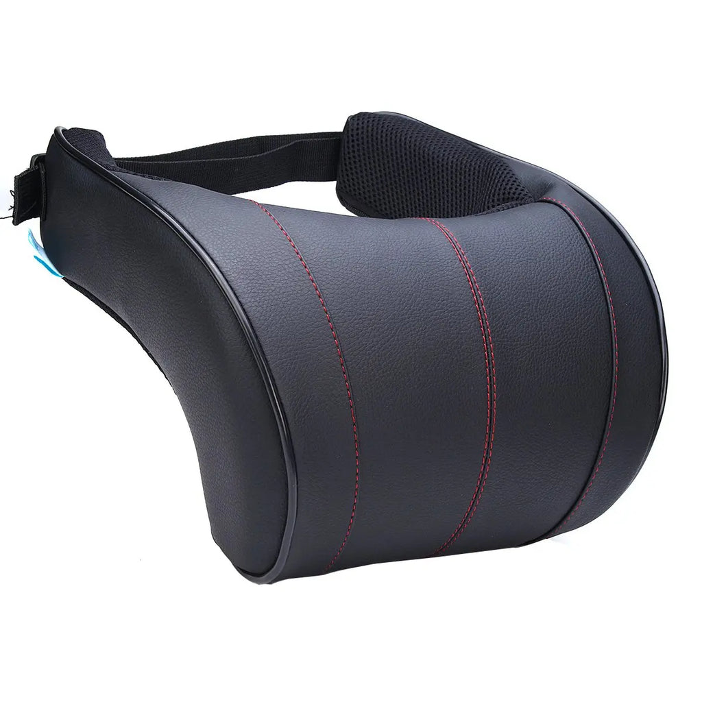 1PCS PU Leather Auto Car Neck Pillow Memory Foam Pillows Neck Rest Seat Headrest Cushion Pad 3 Colors High Quality