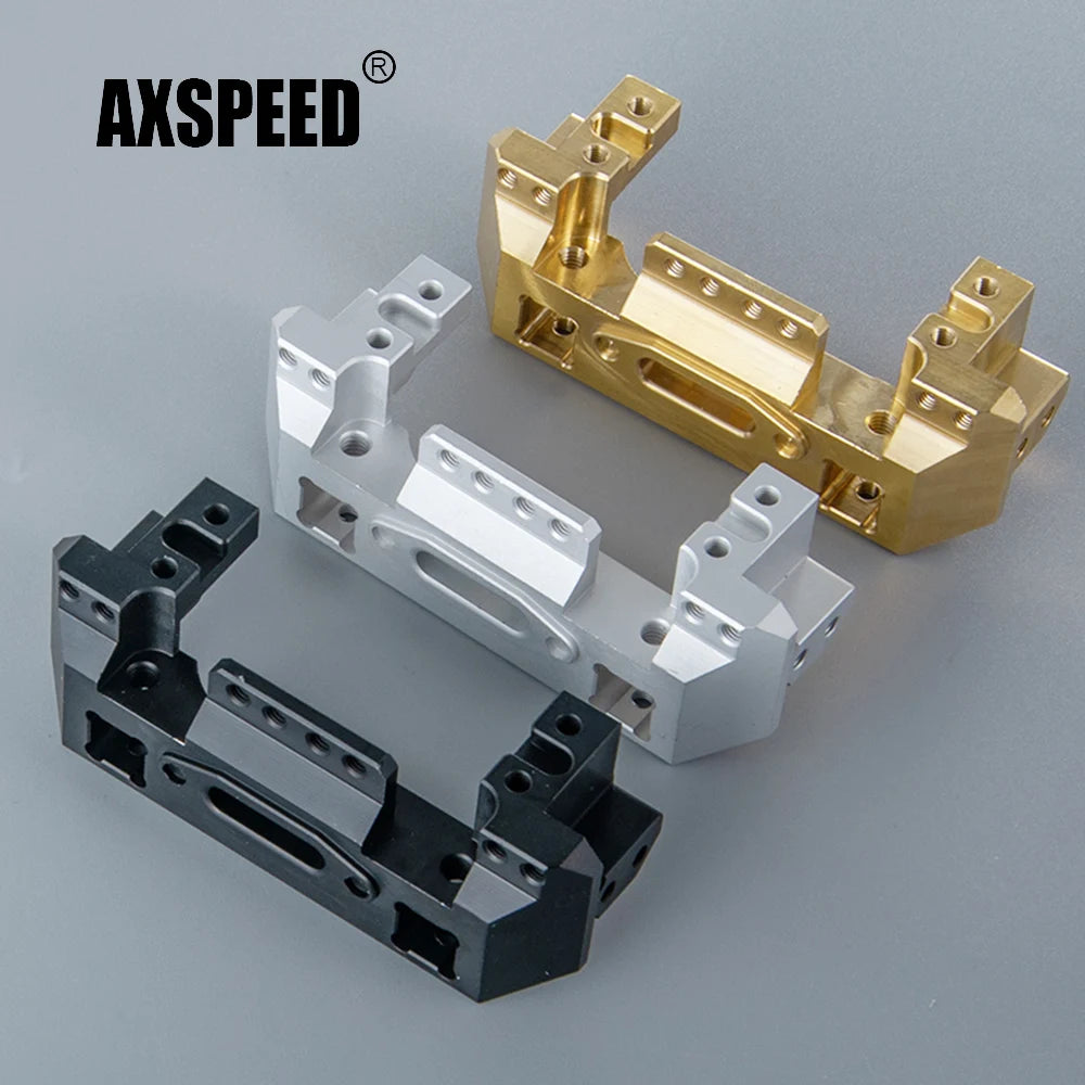 AXSPEED Metal Front Bumper Servo Mount for TRX-4 TRX4 1/10 RC Crawler Car Upgrade Parts Accessories