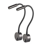 2pcs светильн Hotel Bedside Working Study Reading Wall Lamp sconces 3W Book Lamp Night light fixtures Spot LED EU US Plug Cord