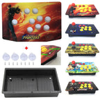 RAC-K500C 8 Buttons Hole Acrylic Artwork Panel Flat Case DIY Arcade Joystick Kits