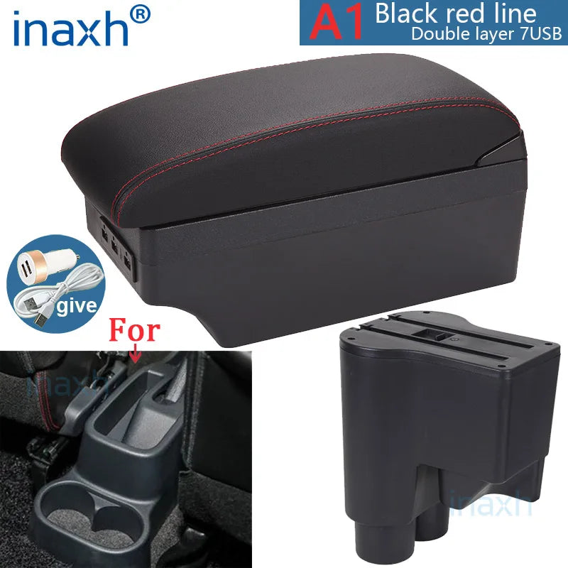 For Daihatsu sirion Armrest For Daihatsu Materia Car Armrest box central Store content Storage box Arm Auto parts 2007-2015