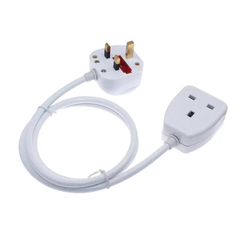 UK Plug To Socket Power Extension Cable With Power Switch, Singapore Malaysia HK Male To Female 3Pin AC Power Cord 0.3m-5m