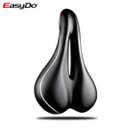 Easydo Comfortable Waterproof  Bicycle soft cushion Saddle Fits for MTB Road Bike Folding Bike Hollow Design Ergonomic Saddle