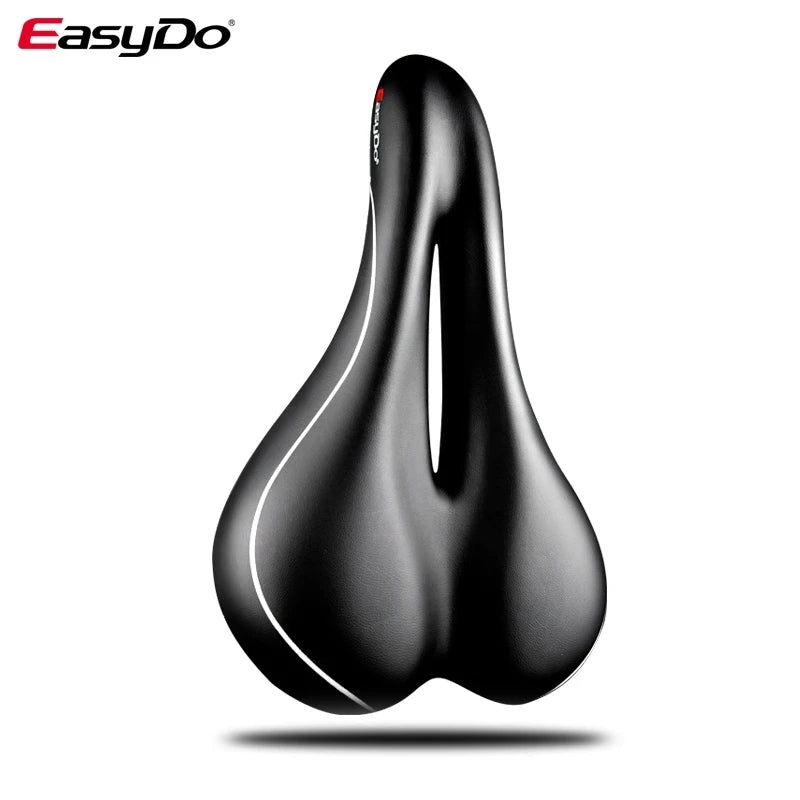 Easydo Comfortable Waterproof  Bicycle soft cushion Saddle Fits for MTB Road Bike Folding Bike Hollow Design Ergonomic Saddle