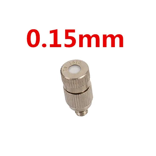 50Pcs 3/16 Inch Thread High Pressure Fog Nozzle Misting Cooling Humidity Sprayer Home Garden landscaping Disinfection Nozzles