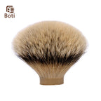 Boti Brush-SHD Leader Silvertip Badger Hair Knot Shaving Brush Bulb Shape Men's Beard Tool Shaving Knot Handmade