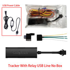 Mini GPS Tracker ST-901M Vehicle GSM Locator for Car Motorcycle, Relay Line Option