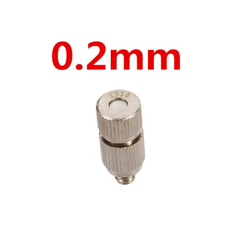 50Pcs 3/16 Inch Thread High Pressure Fog Nozzle Misting Cooling Humidity Sprayer Home Garden landscaping Disinfection Nozzles