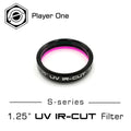 Player One S-series UV/IR Cut 1.25in Telescope Filter for Astronomical Photography