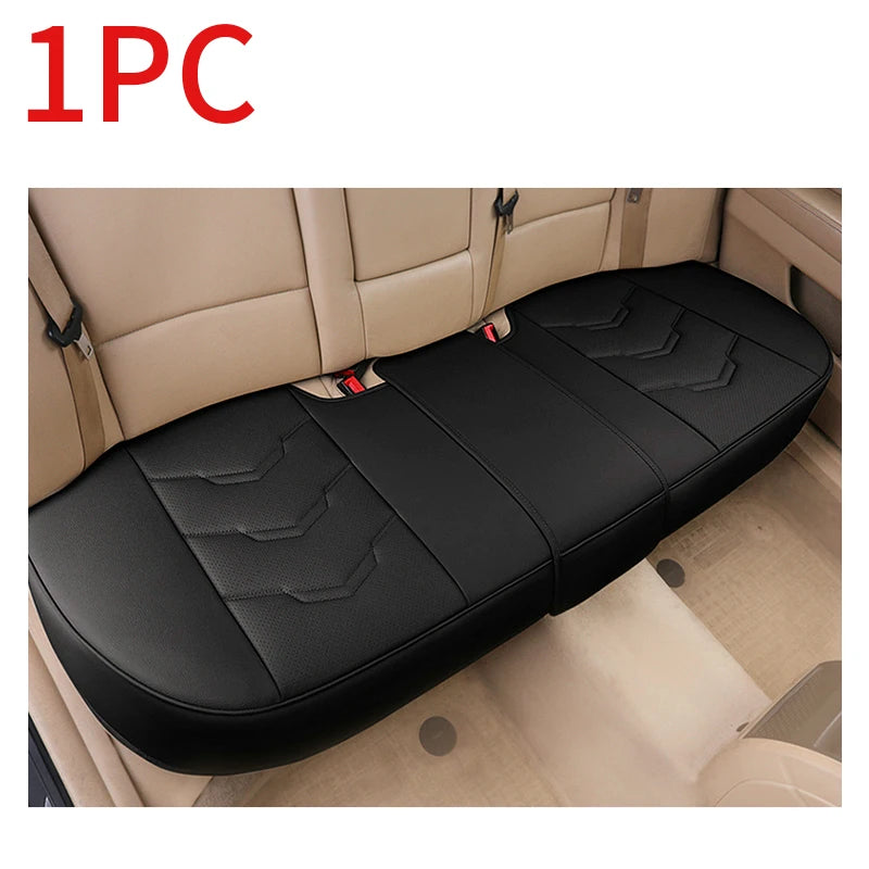 Luxury Car Seat Cover PU Leather Seat Cushion Covers Universal Auto Interior Protection Pad Mat Four Season Car Accessories