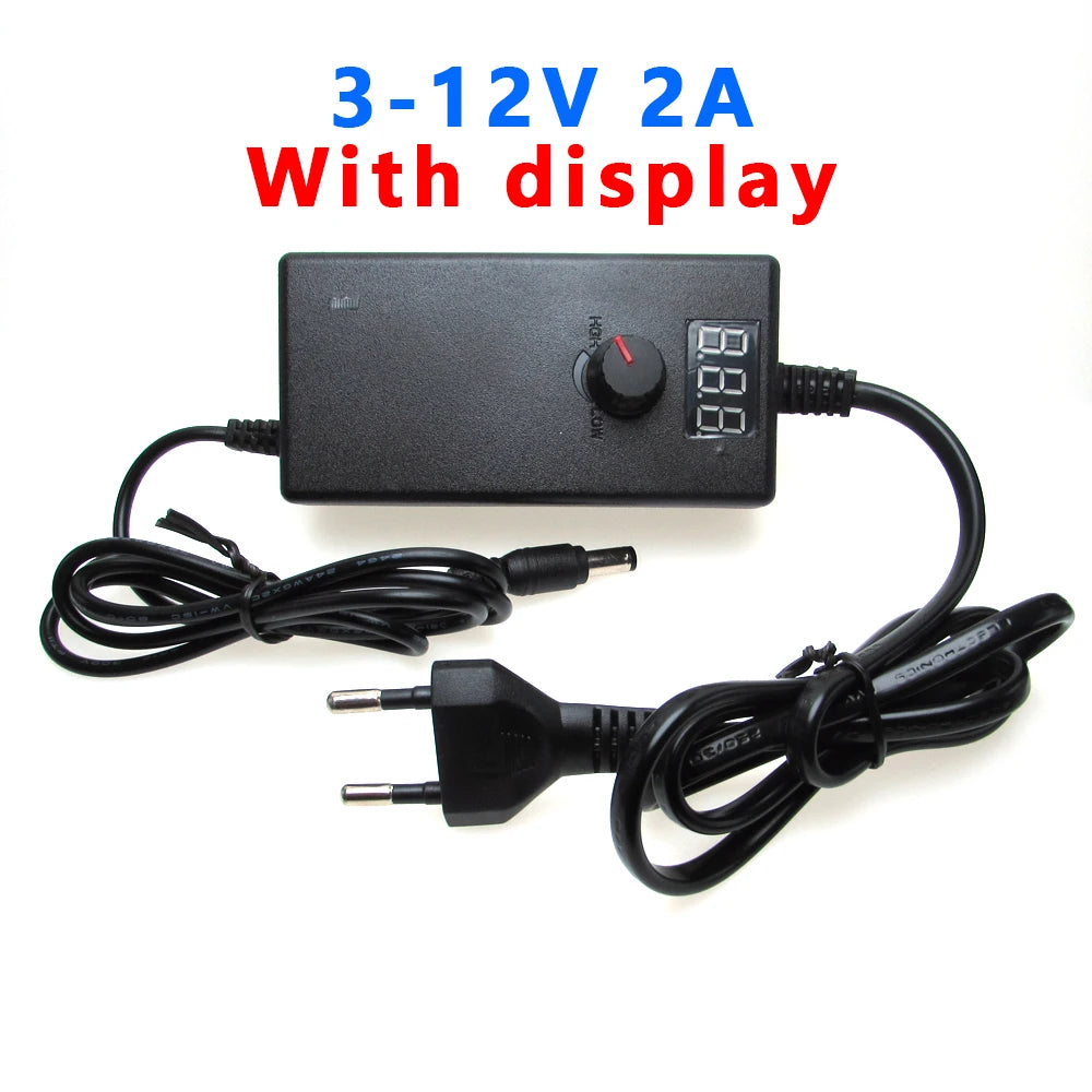 AC DC Power Supply 3V 5V 9V 12V 24V 36V 1A 2A 3A 5A 10A Adjustable Transformers 220V To 12V Power Supply Adapter 5 12 24 V Volt