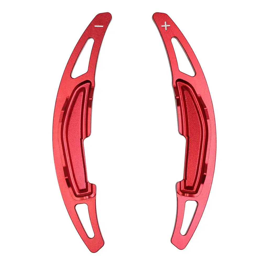 For BMW M2 F87 M3 F80 M4 F82 M6 F06 F12 2016 2017 Steering Wheel Gear Shifters Paddle Extension Aluminum Alloy Cover Trim 2PCS