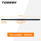 TOSEEK Full Carbon Handlebar 25.4mm Folding Bike Horizontal Handle Bar 400-700MM Matt Black Ultralight Bicycle Straight Handleba