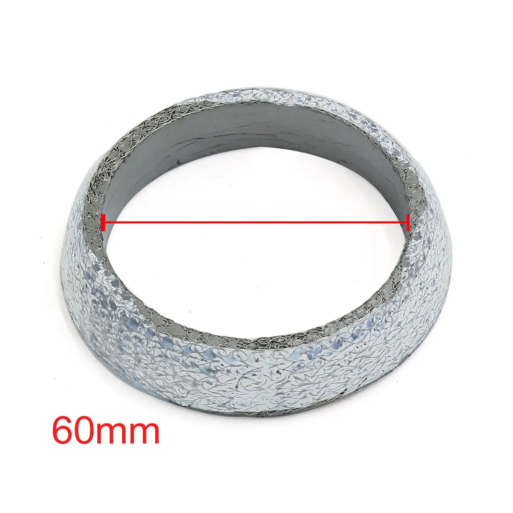 UXCELL Car 45mm 48mm 60mm 65mm 70mm Inner Dia Exhaust Tail Pipe Flange Donut Gasket Muffler Seal Ring 1/2/5/10 Pcs