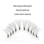 JINYANHUA Pre-Made Volume Lash Extension Fans Short Stem 0.07mm C/D Curl 8-15mm