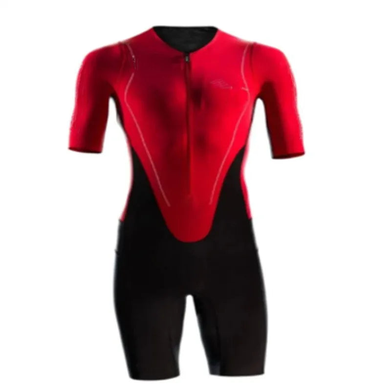 Men's Triathlon Suit 2021 Hot Selling Cycling Jersey Summer Short Sleeve Bicycle Skinsuit Maillot Ciclismo Hombre Bike Clothing