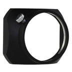 Haoge LH-M47B Metal Lens Hood Shade for Olympus M.ZUIKO Digital 12mm f/2 Lens Black