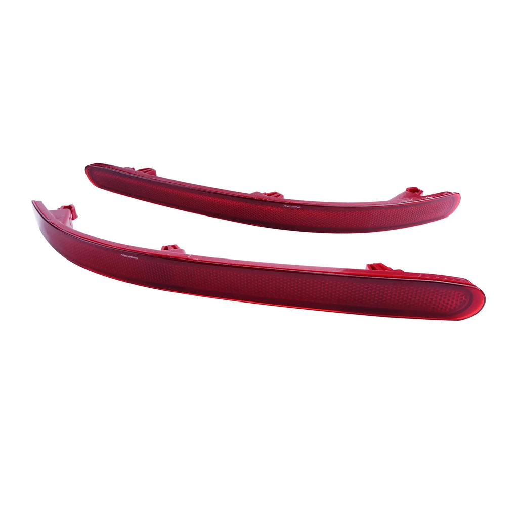 Pair Rear Bumper Reflector W/ Red Lens No Light For VW Touareg 7L 2002-2010 L+R