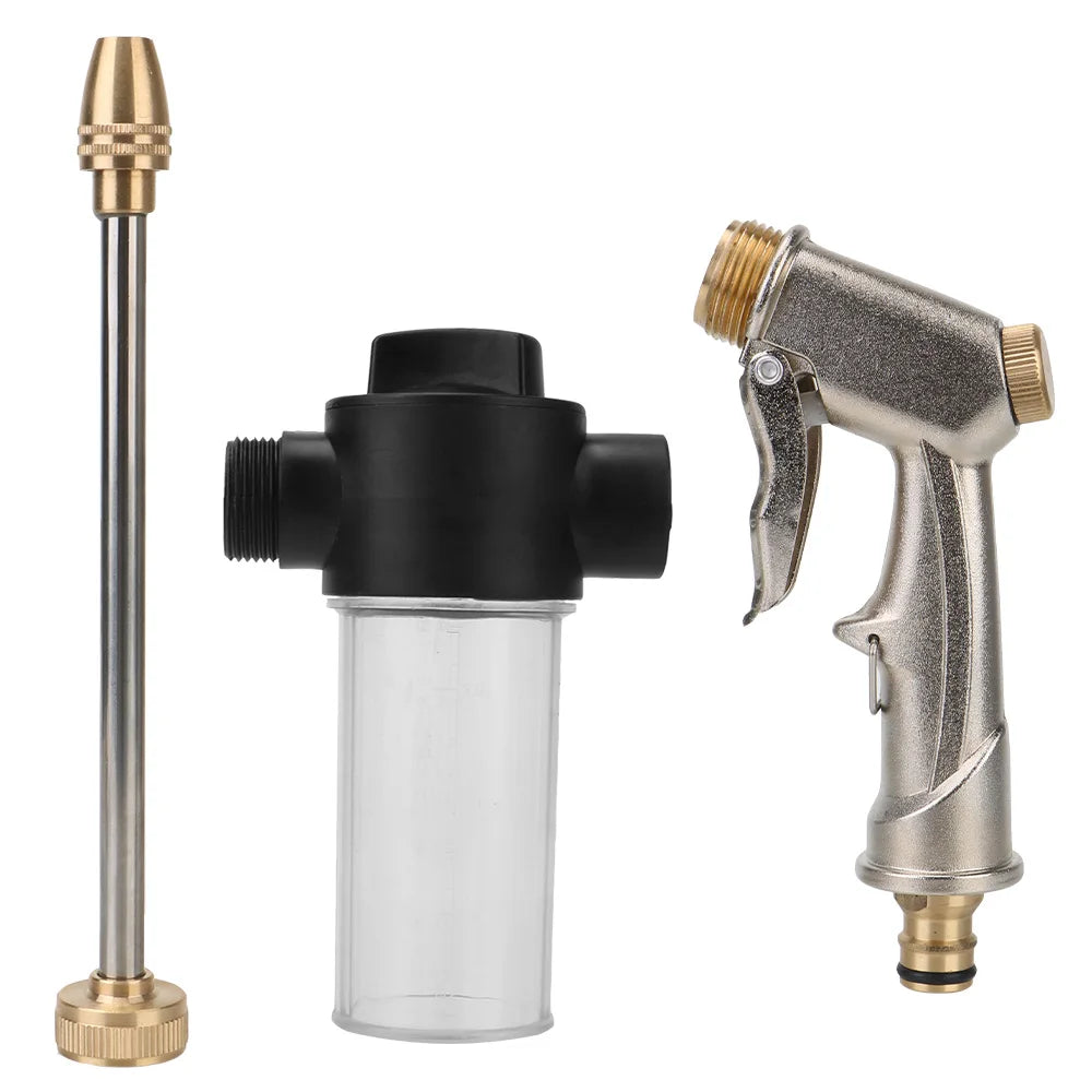 Long Foam Washer Car High Pressure Water Gun Nozzle Washing Watering Tools Garden Universal Off Road 4x4 Motorcycle Accessories