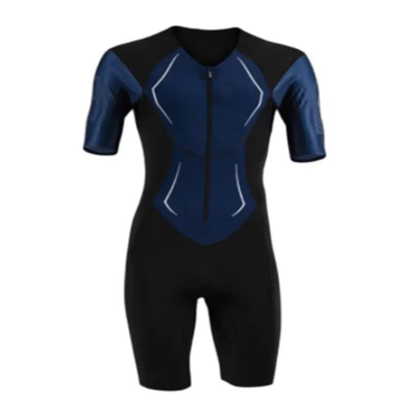 Men's Triathlon Suit 2021 Hot Selling Cycling Jersey Summer Short Sleeve Bicycle Skinsuit Maillot Ciclismo Hombre Bike Clothing