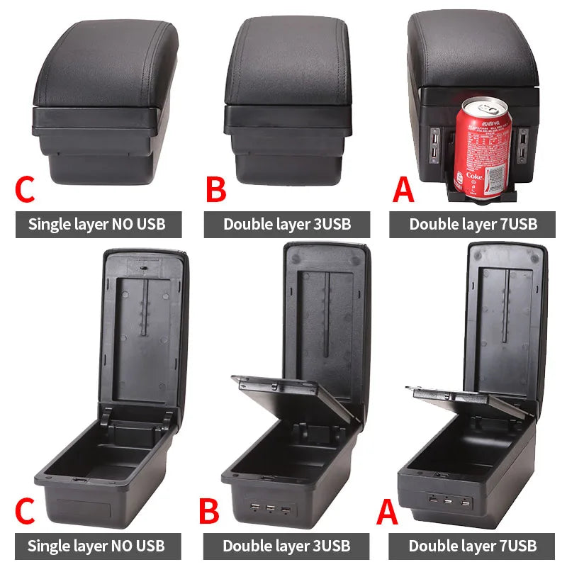For Daihatsu sirion Armrest For Daihatsu Materia Car Armrest box central Store content Storage box Arm Auto parts 2007-2015