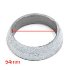 UXCELL Car 45mm 48mm 60mm 65mm 70mm Inner Dia Exhaust Tail Pipe Flange Donut Gasket Muffler Seal Ring 1/2/5/10 Pcs