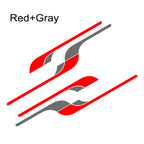 4PCS Car Long Side Stickers Graphics Camper Van Auto Racing Decals For Fiat Ducato Vinyl Film Accessories DIY Decoration