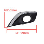 Fog Light Bezel Frame Cover for Nissan Versa 2015-2018, Left/Right/Pair, With/No Lamp Hole