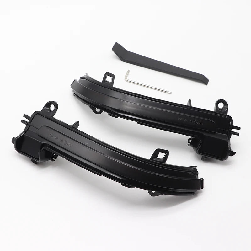 For BMW 1 2 3 4 X1 M Series F20 F21 F22 F30 E84 F87 i3 i3S Black Dynamic Turn Signal LED Rearview Mirror Indicator Blinker Light