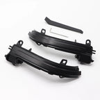 For BMW 1 2 3 4 X1 M Series F20 F21 F22 F30 E84 F87 i3 i3S Black Dynamic Turn Signal LED Rearview Mirror Indicator Blinker Light