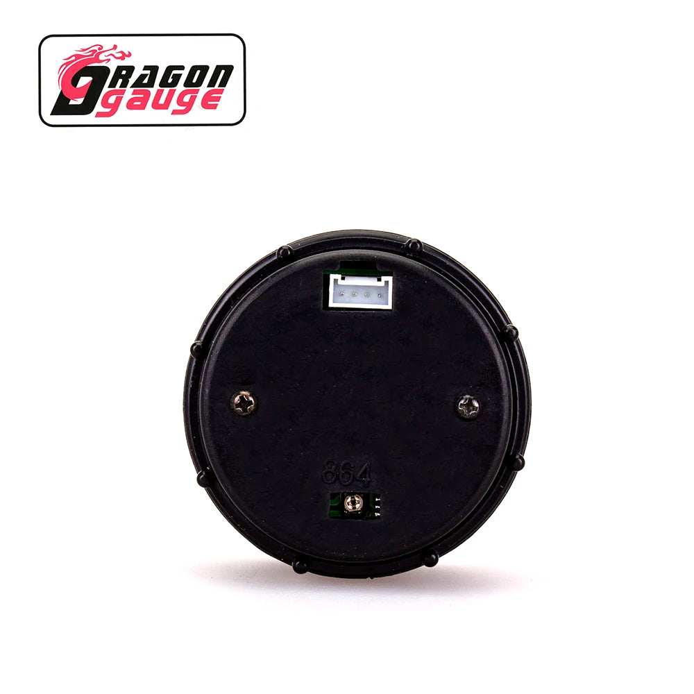 Dragon 52mm Car 7 Colors LED   Dual Display Boost Water Oil Temp Pressure Meter Volt Air Fuel Ratio EGT Gas Tachometer RPM Gauge
