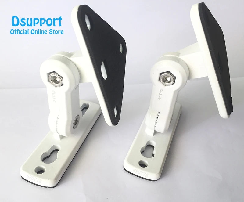 (1pair=2 piece) GU15A new universal 304 stainless steel alloy sound SPEAKER WALL bracket mount Audio stand hanger Load 15kg