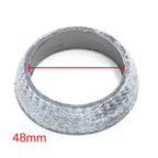 UXCELL Car 45mm 48mm 60mm 65mm 70mm Inner Dia Exhaust Tail Pipe Flange Donut Gasket Muffler Seal Ring 1/2/5/10 Pcs