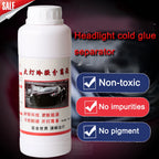 500ml Car Headlamp Removal Fluid Separation Glass Lens Headlight Cold Glue Liquid Restoration Refurbishmen Car Light Restoration