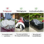 Waterproof Garden Furniture Covers, Rain and Snow Cover, Chair Covers for Sofa, Table and Chair, Dust Proof, Outdoor, 55 Sizes
