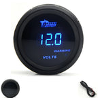 2" 52mm Car Digital Turbo Boost Gauge PSI BAR Water Temp Oil Temp Oil Pressure Gauge Voltmeter EGT Tachometer RPM gauge