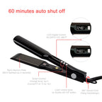Hair Straightener Titanium Plate Straightening Iron Keratin Treatment Flat Irons 470℉ MCH Fast Heating High Temperature Styler
