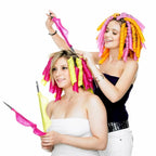 No-Heat Spiral Hair Curlers Set 40pcs Magic Curling Rollers, 45/50/55cm for Long Hair