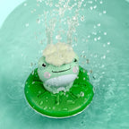 Baby bath toy electric spray water frog sprinkler floating rotating shower toy
